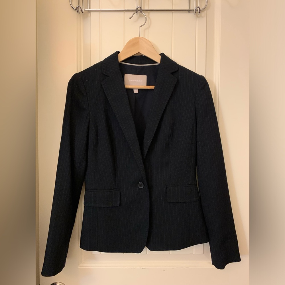 Banana Republic Black Suit